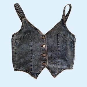 H&M Blue Denim Women's Vest